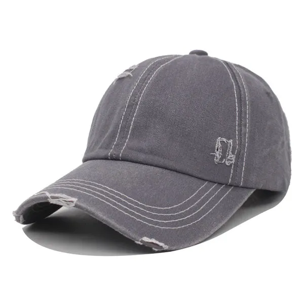 Unisex Solid Vintage Men Baseball Cap Hats For Women Cotton Hole Summer Outdoor Sprot Trucker Dad Snapback Caps Men Baseball Hat