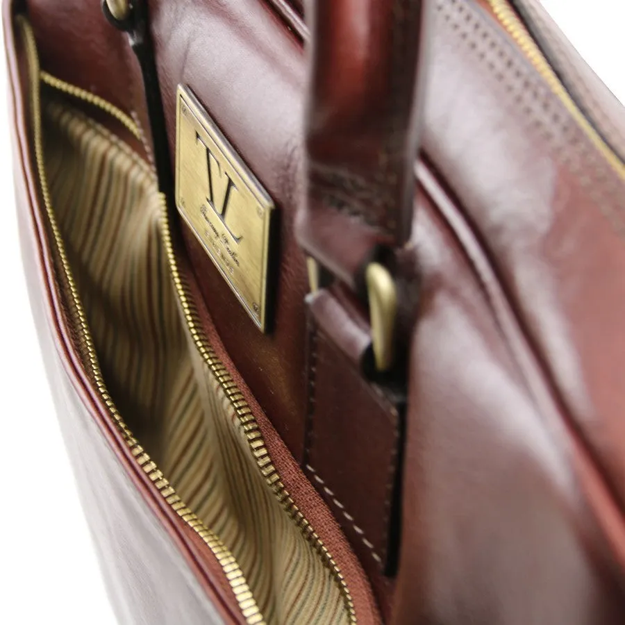 Urbino Leather Business Laptop Bag