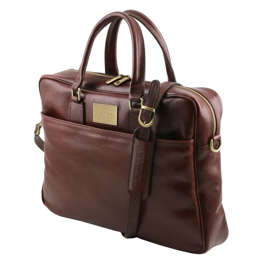 Urbino Leather Business Laptop Bag