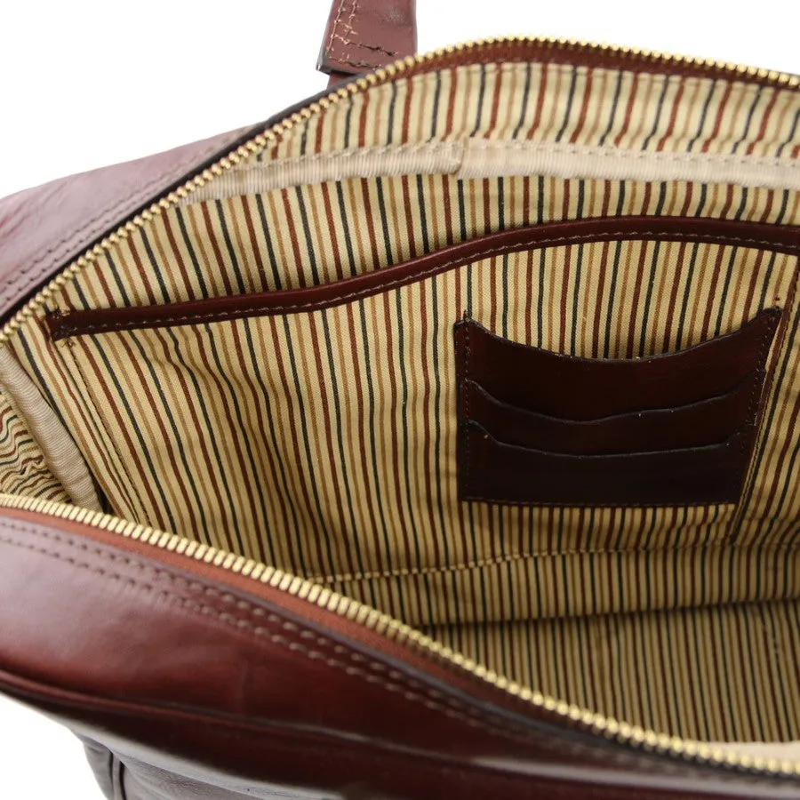 Urbino Leather Business Laptop Bag