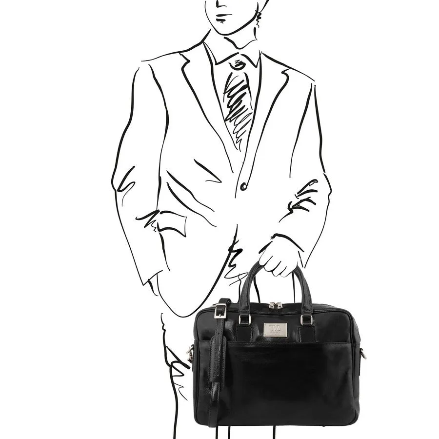 Urbino Leather Business Laptop Bag