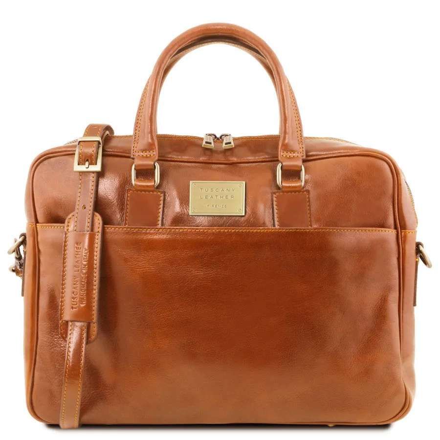 Urbino Leather Business Laptop Bag