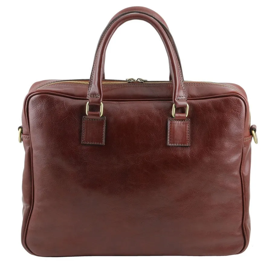 Urbino Leather Business Laptop Bag