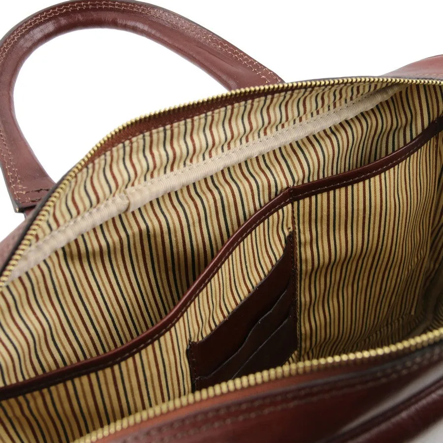 Urbino Leather Business Laptop Bag