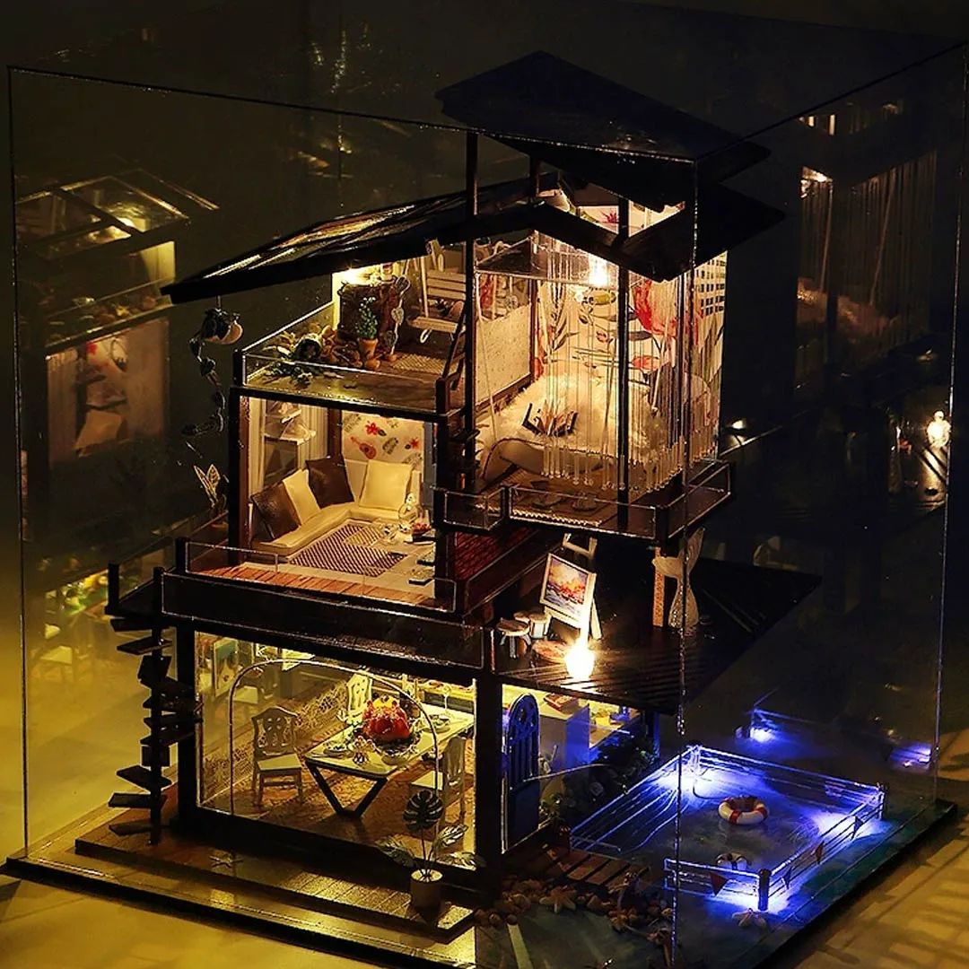 Valencia Coast Miniature DIY Dollhouse Kit