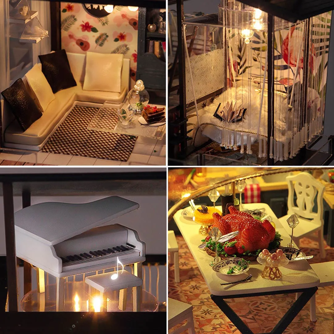 Valencia Coast Miniature DIY Dollhouse Kit