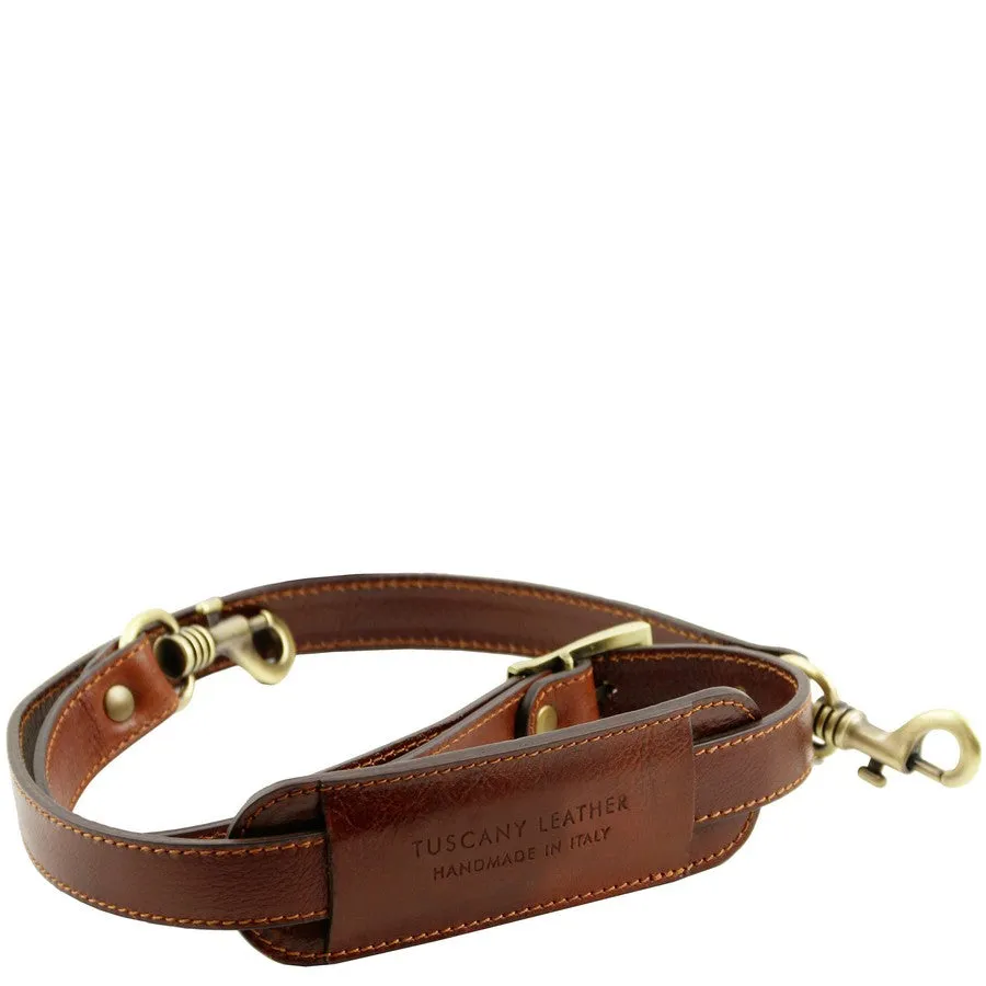 Varsavia Leather Pilot Case With Wheels