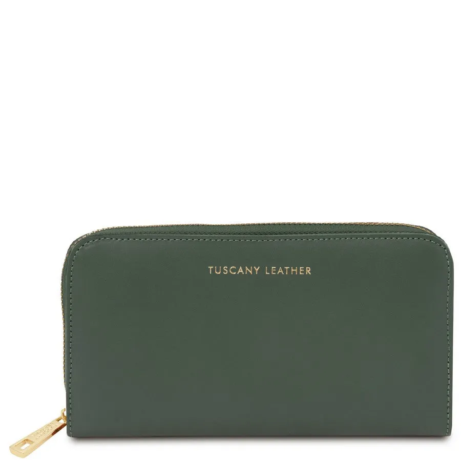 Venere Leather Accordion Wallet