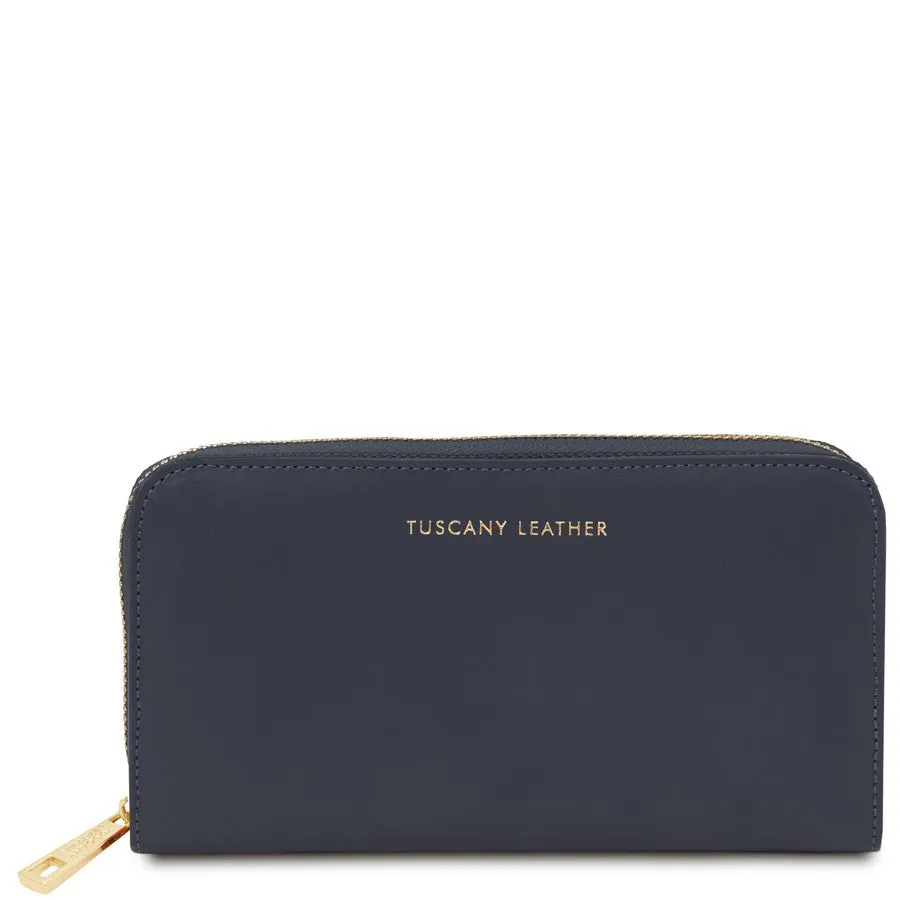 Venere Leather Accordion Wallet
