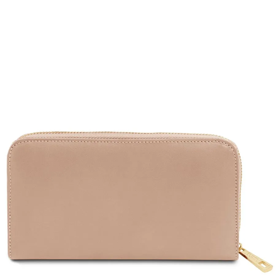 Venere Leather Accordion Wallet