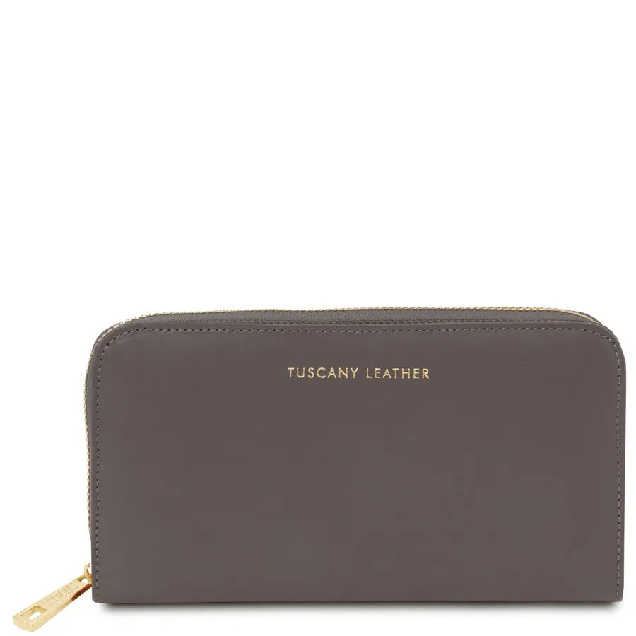 Venere Leather Accordion Wallet
