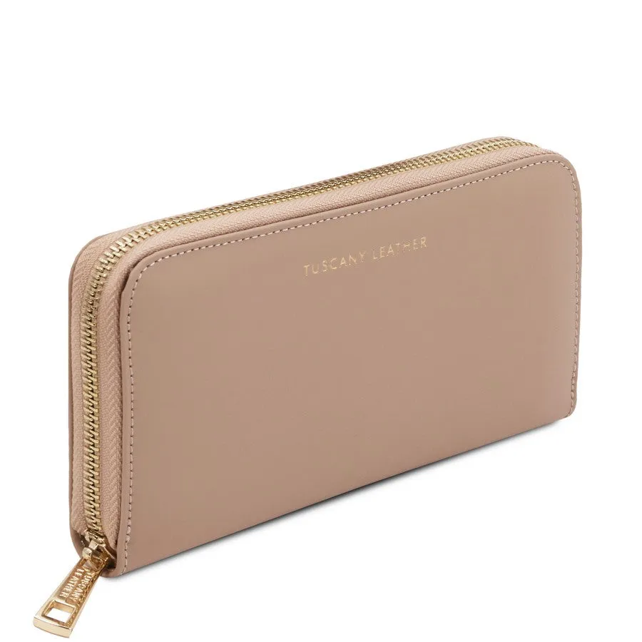 Venere Leather Accordion Wallet