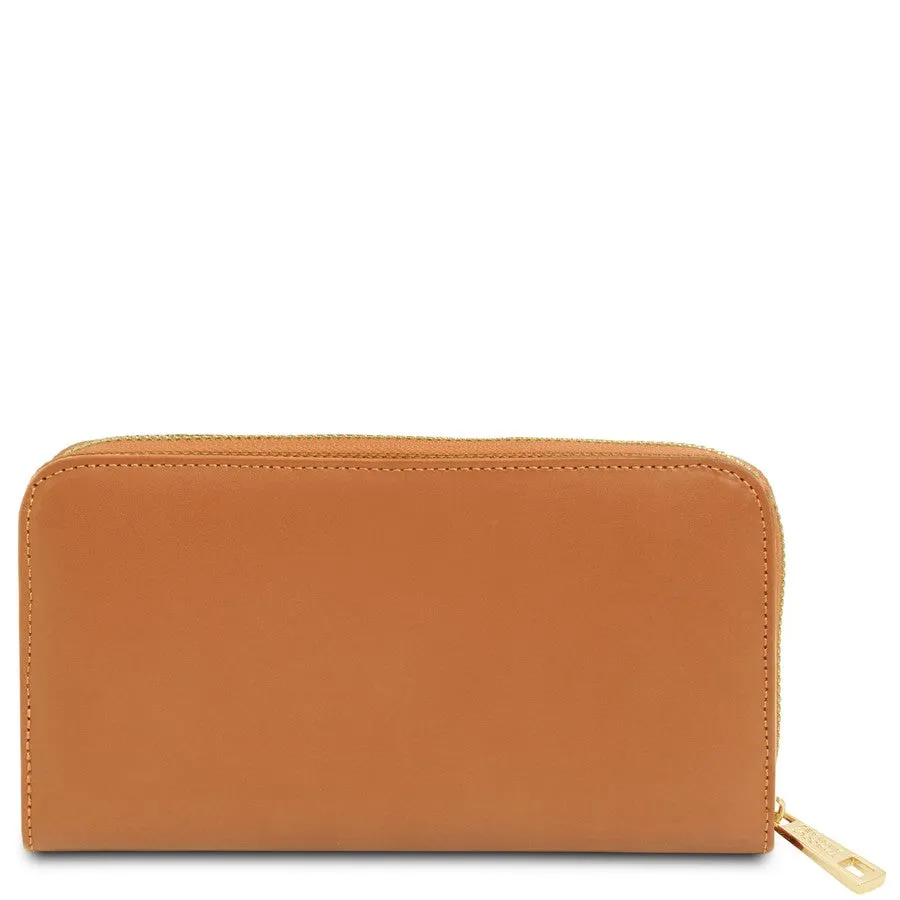 Venere Leather Accordion Wallet