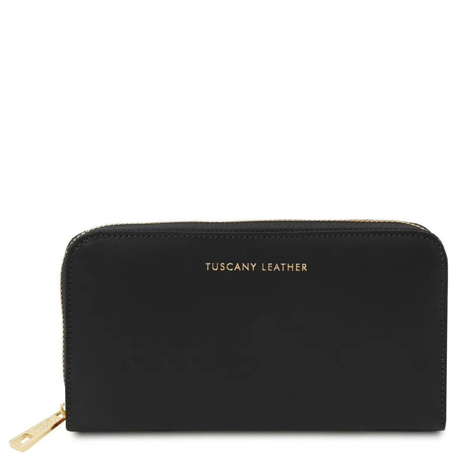 Venere Leather Accordion Wallet