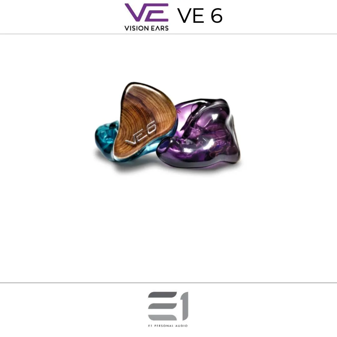Vision Ears VE6 Custom / Universal-Fit In-Ear Monitors (X1/ X2)