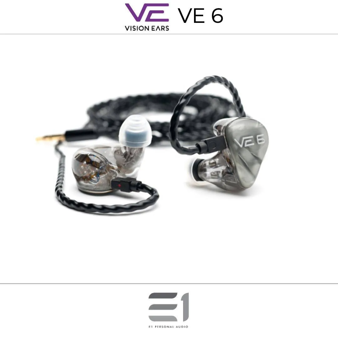 Vision Ears VE6 Custom / Universal-Fit In-Ear Monitors (X1/ X2)