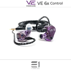 Vision Ears VE6 X-Control Custom / Universal-Fit In-Ear Monitors