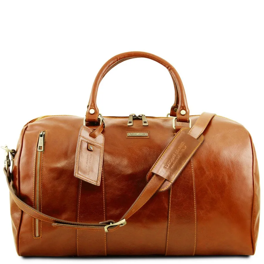 Voyager Leather Duffle Bag Large