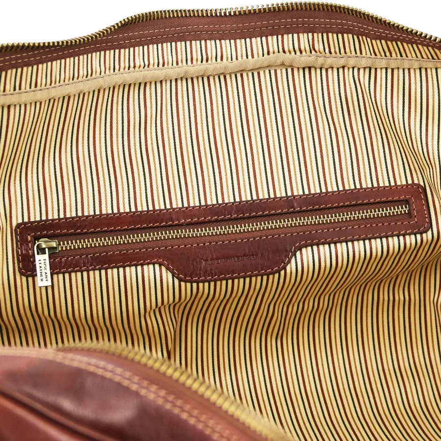 Voyager Leather Duffle Bag Large