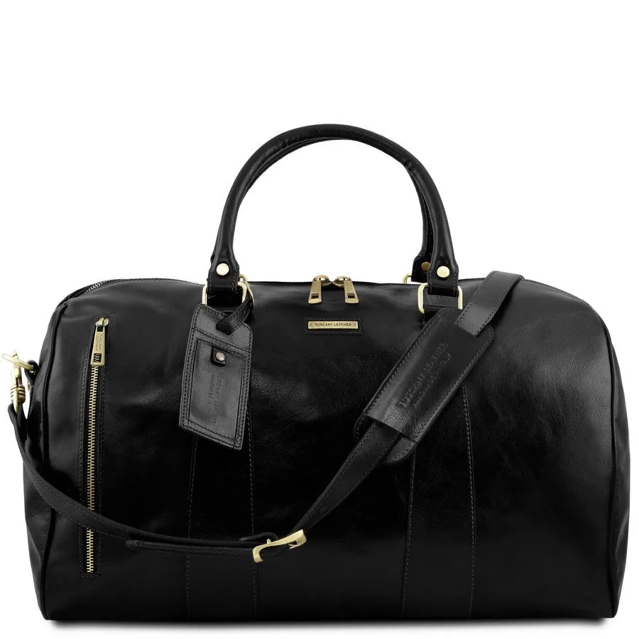 Voyager Leather Duffle Bag Large