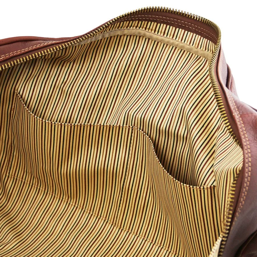 Voyager Leather Duffle Bag Large