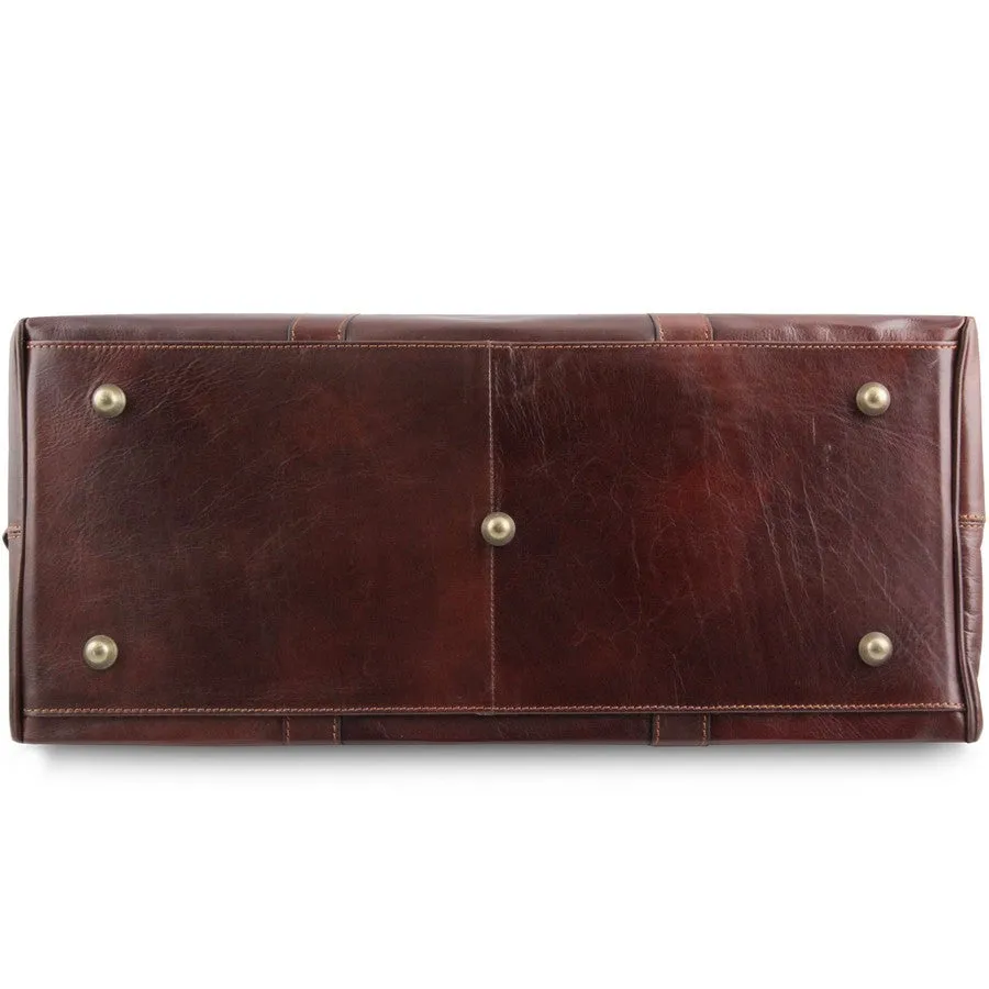 Voyager Leather Duffle Bag Large