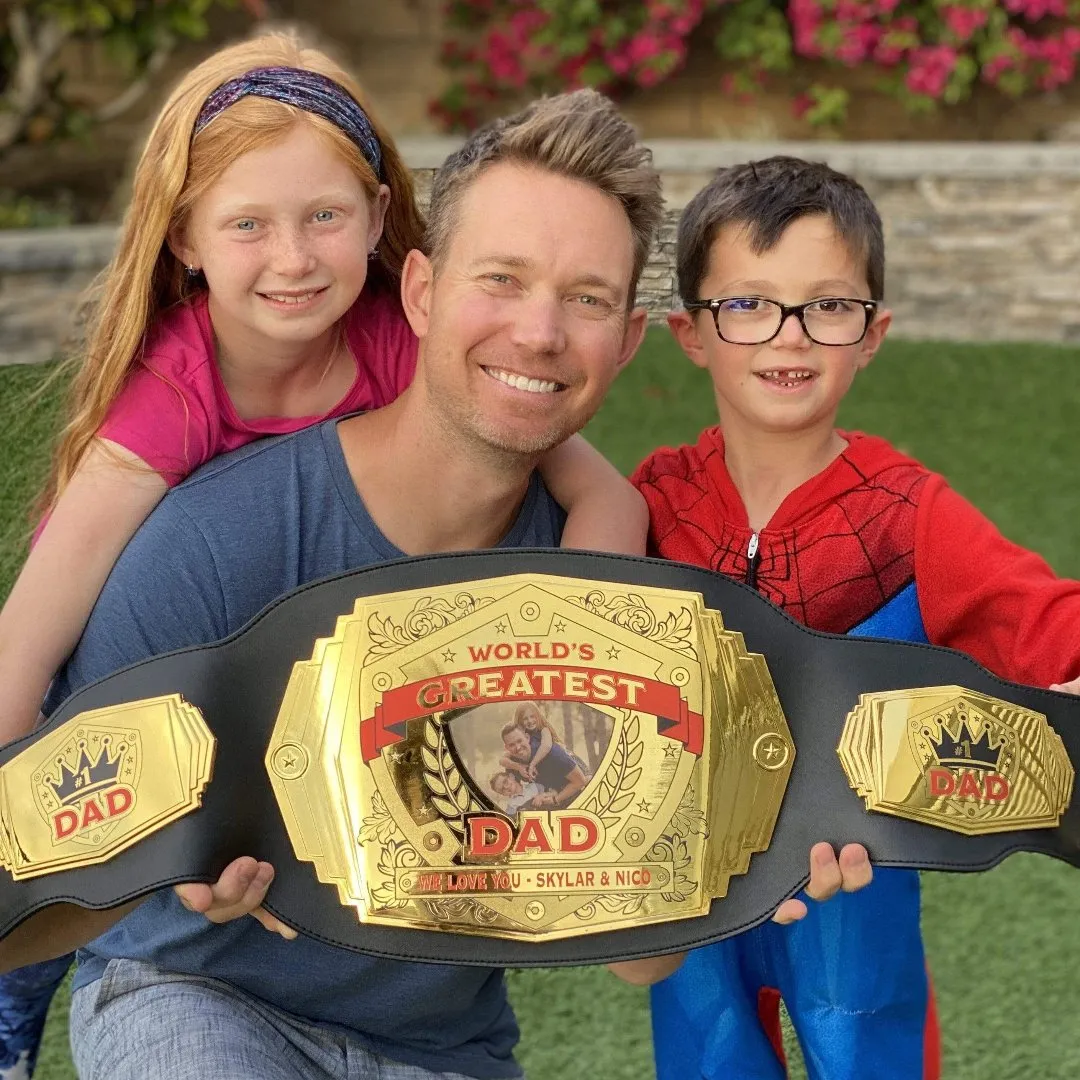 World's Greatest Father Championship Belt