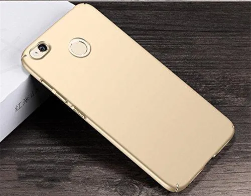WOW Imagine All Sides Protection "360 Degree" Sleek Rubberised Matte Hard Case Back Cover For XIAOMI MI REDMI 4 ( MAY 2017 LAUNCH ) - Champagne Gold