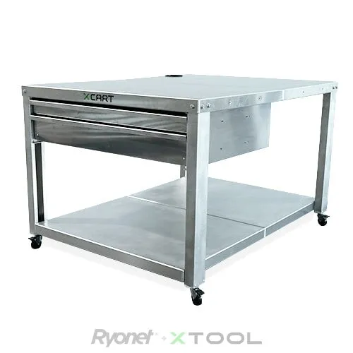 xCart Aluminum Large Heavy Duty Cart for xTool Laser and Engravers