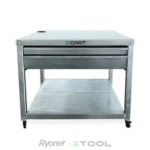 xCart Aluminum Large Heavy Duty Cart for xTool Laser and Engravers