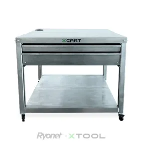 xCart Aluminum Large Heavy Duty Cart for xTool Laser and Engravers