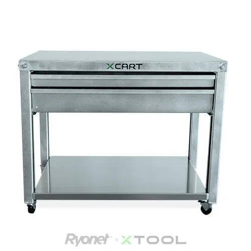 xCart Aluminum Small Heavy Duty Cart for xTool Laser and Engravers
