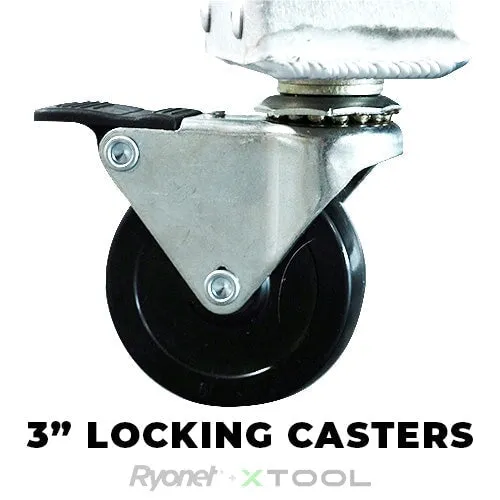 xCart Aluminum Small Heavy Duty Cart for xTool Laser and Engravers
