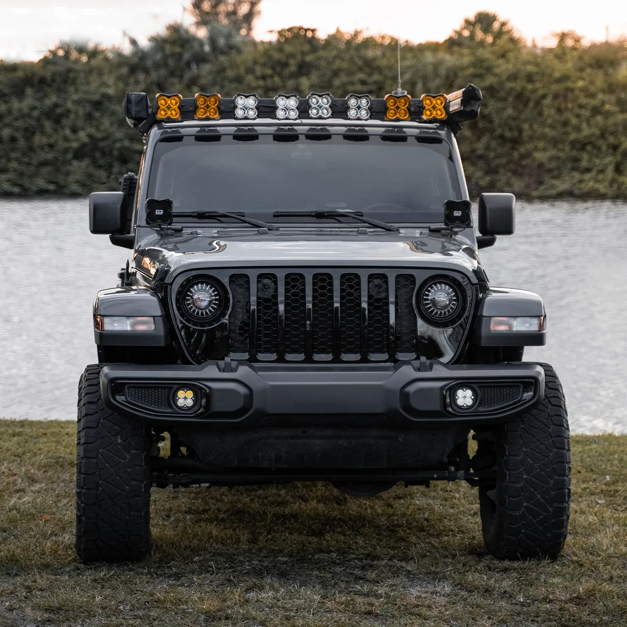 XKGlow Spot Beam Offroad Cube Lights - 48 Watts 5 inches 1pc or 2pc