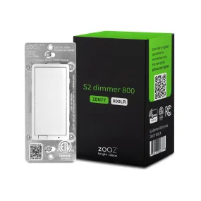 Zooz 800 Series Z-Wave Long Range S2 Dimmer Switch ZEN77 800LR